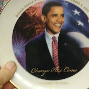 Obama election day plate. It's $150 on ebay